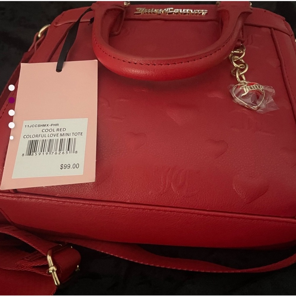 Juicy Couture Red Mini Bag with Structured Design